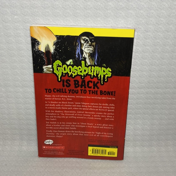 Goosebumps Graphix 2015 Slappy’s Tale Of Horror R.L. Stine Paperback Book - Picture 2 of 7